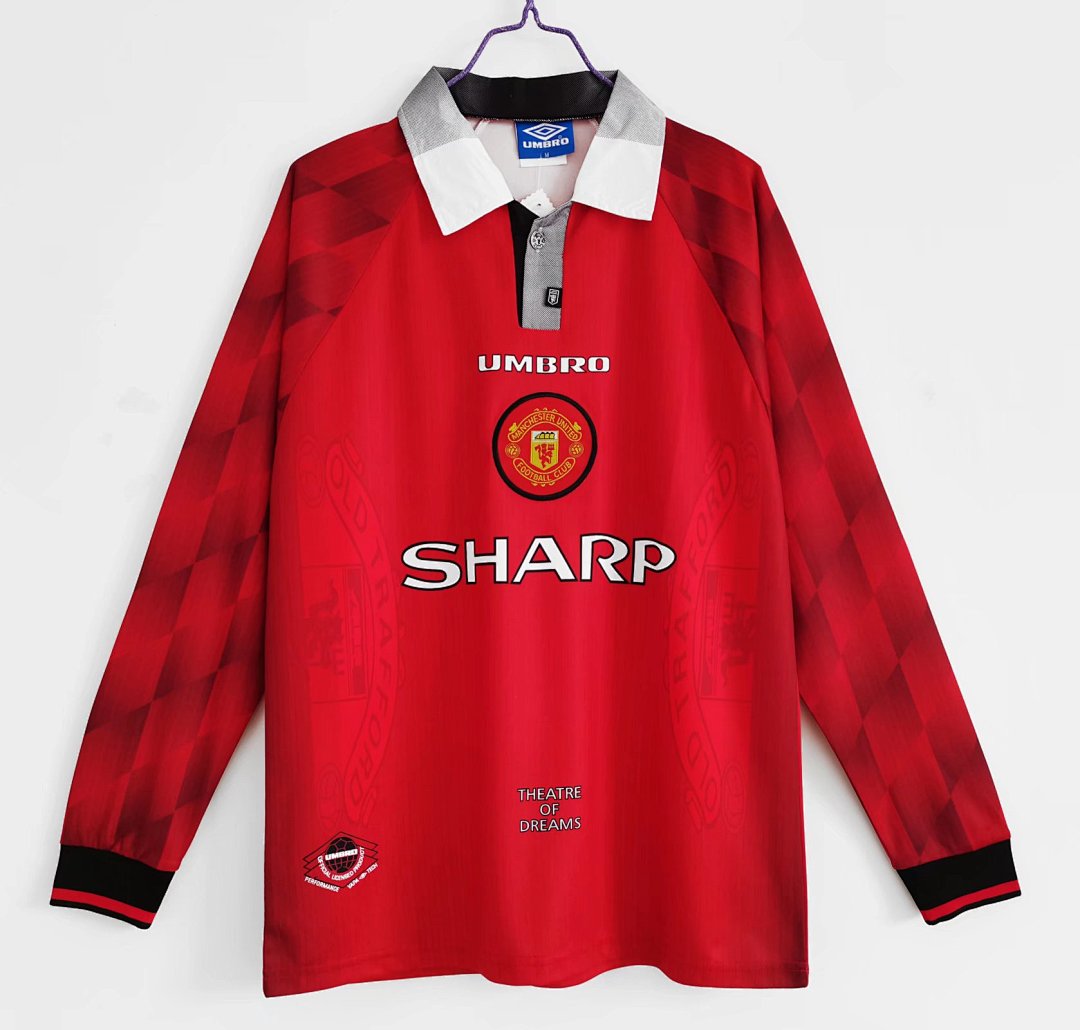 Maillot Manchester United Domicile 1996/97 - Manches Longues