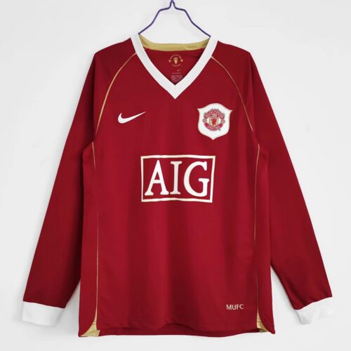 Maillot Manchester United Domicile 2006/07 - Manches Longues