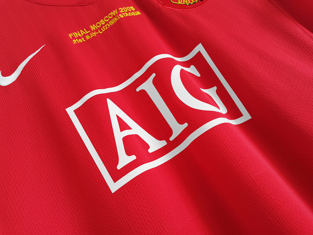 Maillot Manchester United Domicile 2007/08 - Manches Longues