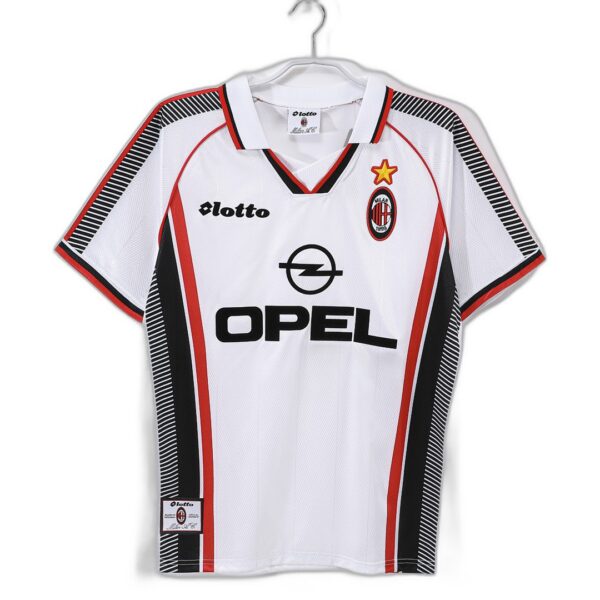 Maillot AC Milan Extérieur 1997/98 Blanc