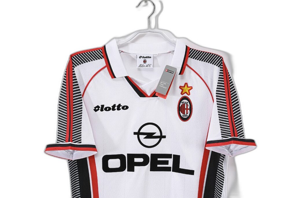 Maillot AC Milan Extérieur 1997/98 Blanc