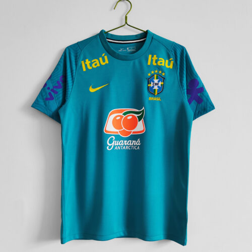 Maillot Brésil Entraînement 2021 Bleu Ciel