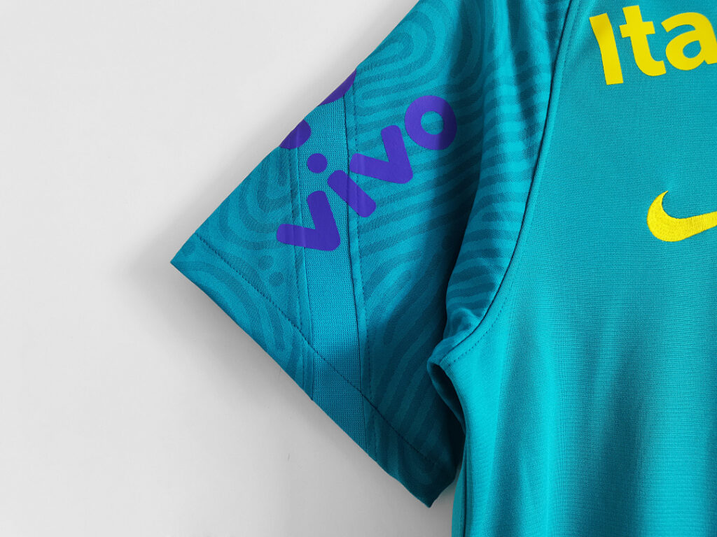 Maillot Brésil Entraînement 2021 Bleu Ciel