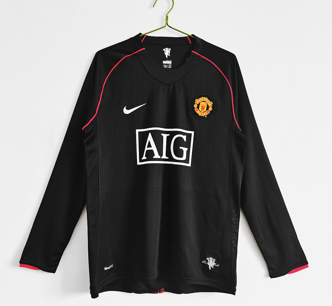 Maillot Manchester United Extérieur 2007/08 - Manches Longues