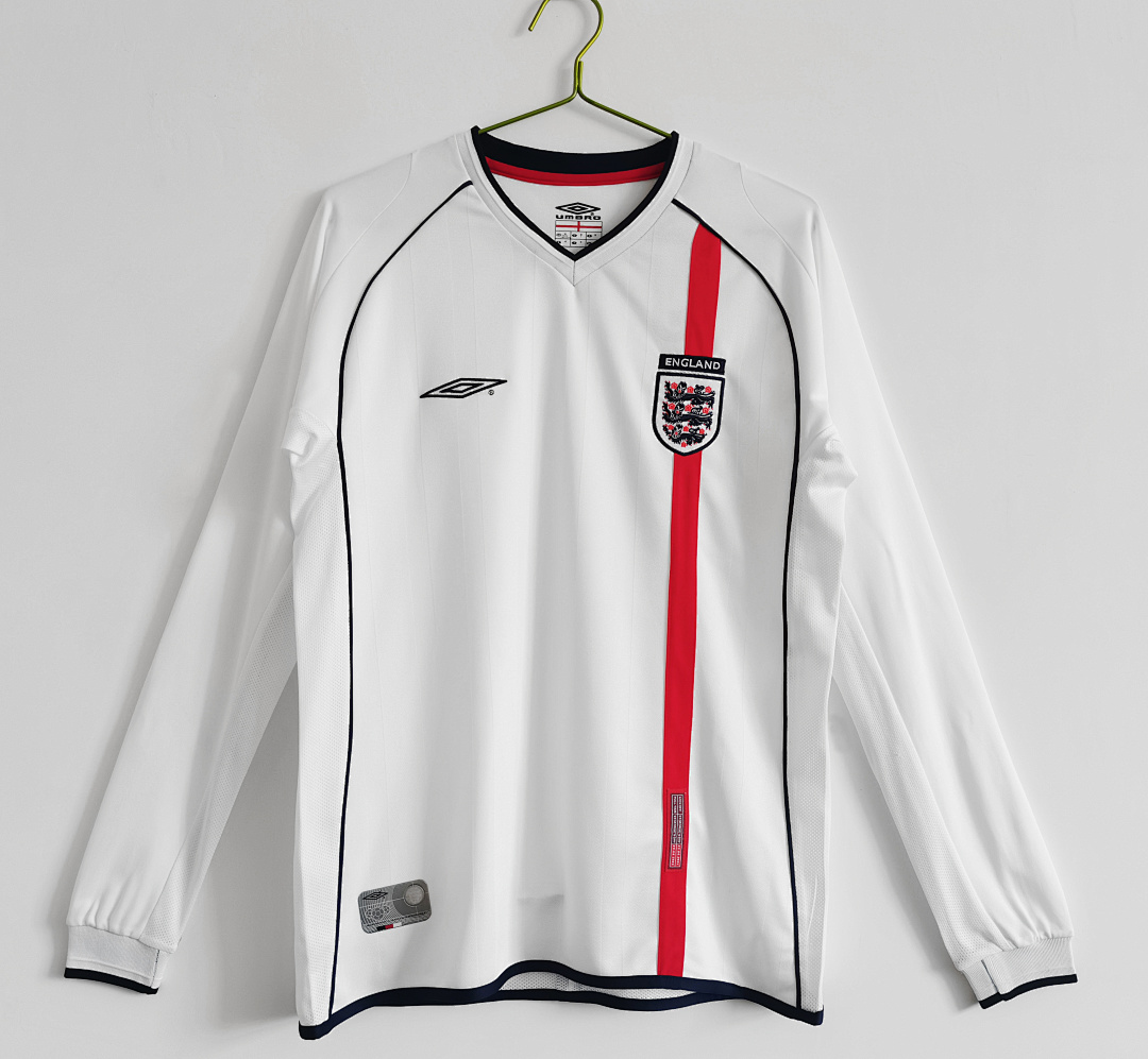 Maillot Angleterre Domicile 2002 - Manches Longues