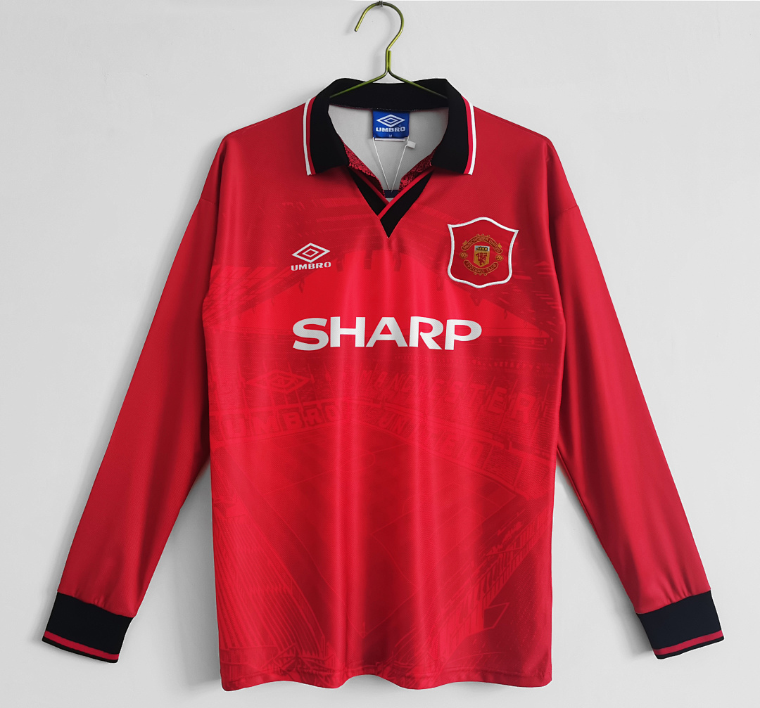 Maillot Manchester United Domicile 1994/96 - Manches Longues