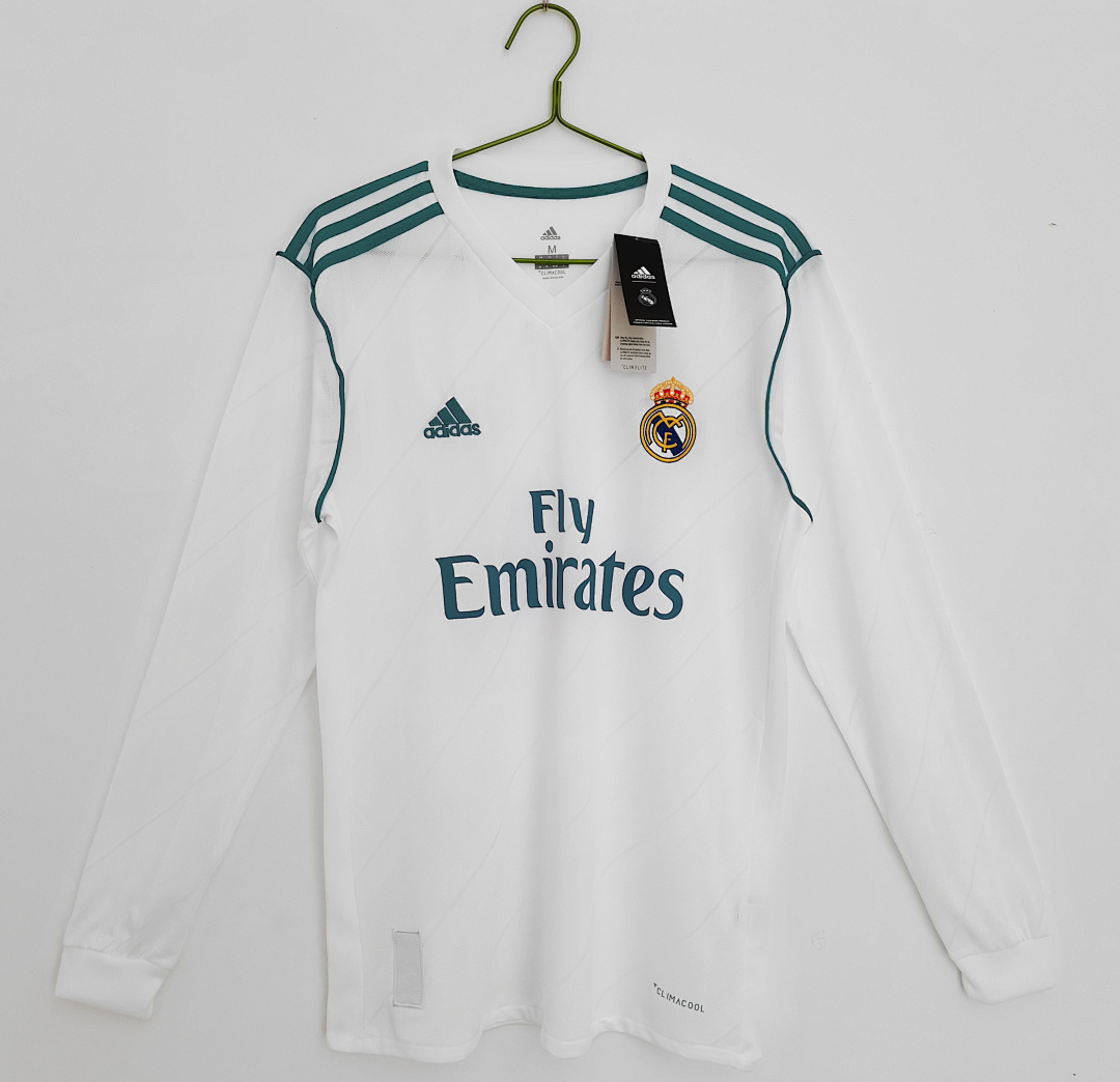 Maillot Real Madrid Domicile 2017/18 - Manches Longues