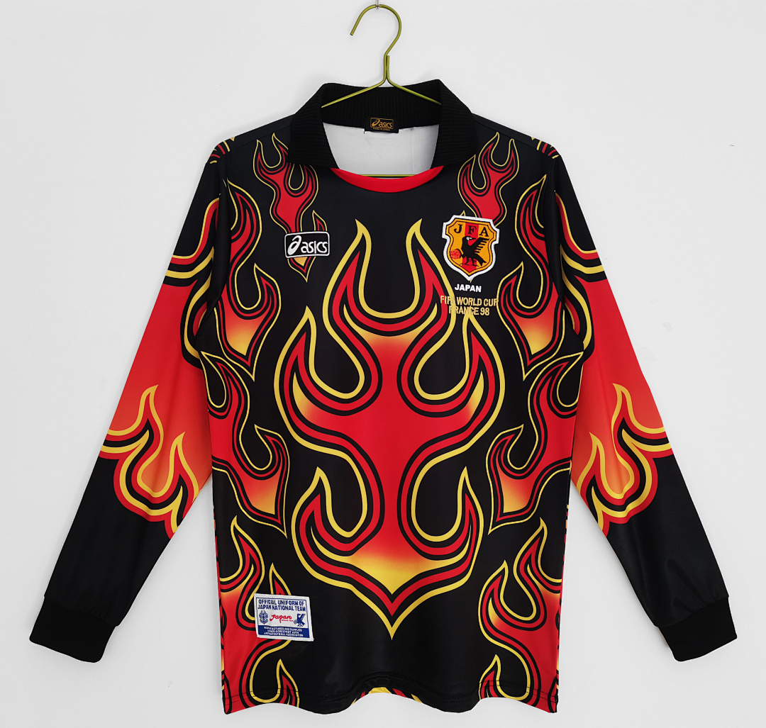 Maillot Japon Gardien 1998 Rouge - Manches Longues