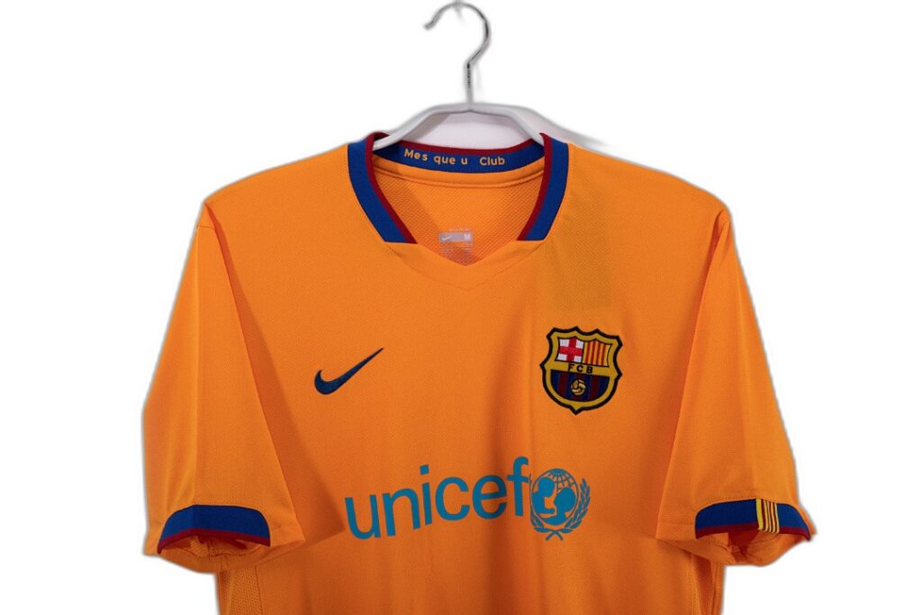 Maillot FC Barcelone Extérieur 2006/07 Orange